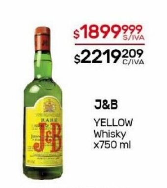 Nini Mayorista J&B Yellow Whisky x 750ml oferta