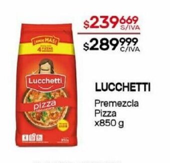 Nini Mayorista Lucchetti Premezcla Pizza x 850g oferta