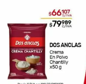 Nini Mayorista Dos Anclas Crema En Polvo Chantilly x 50g oferta