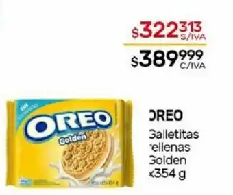 Nini Mayorista Oreo Galletitas Rellenas Golden x 354g oferta