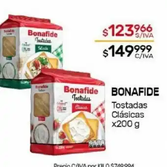 Nini Mayorista Bonafide Tostadas Clásicas x 200g oferta