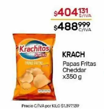 Nini Mayorista Krach papas Fritas Cheddar x 350g oferta