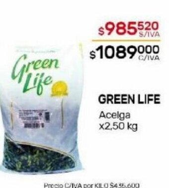 Nini Mayorista Green Life Acelga x 2.50kg oferta