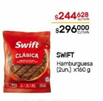 Nini Mayorista Swift Hamburguesa (2un) x 160g oferta