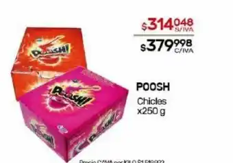 Nini Mayorista Poosh Chicles x 250g oferta