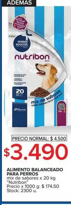 Carrefour Alimento balanceado para perros nutribon oferta