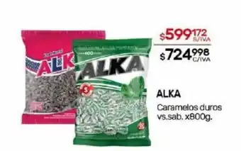 Nini Mayorista Alka Caramelos Duros vs Sab. x 800g oferta