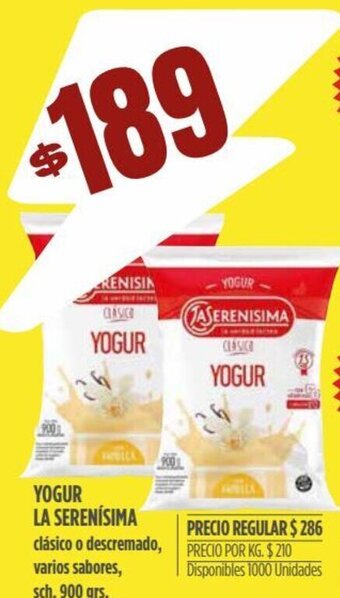 Supermercados Vea Yogur La Serenísima oferta