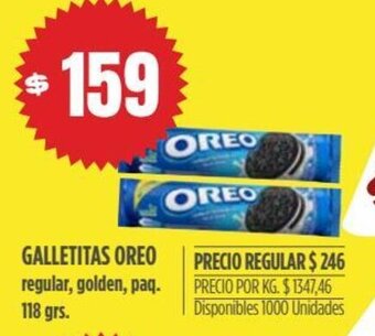 Supermercados Vea Galletitas Oreo oferta