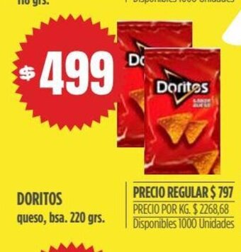 Supermercados Vea Doritos oferta