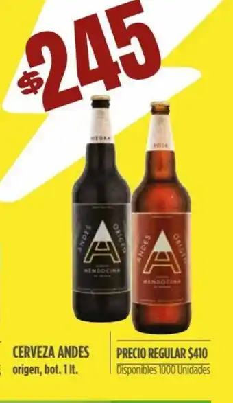 Supermercados Vea Cerveza Andres oferta