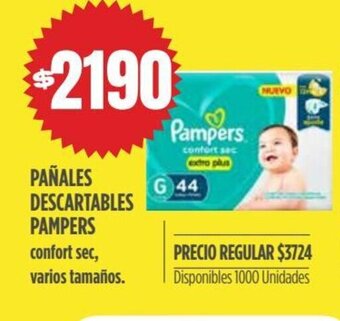Supermercados Vea Pañales Descartables Pampers oferta