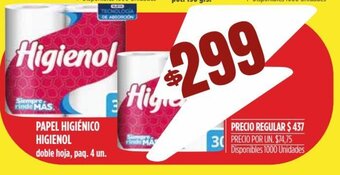 Supermercados Vea Papel Higiénico Higienol oferta
