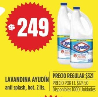 Supermercados Vea Lavandina Ayudín oferta