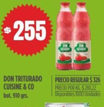 Supermercados Vea Don Triturado Cuisine & Co oferta