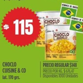 Supermercados Vea Choclo Cuisine & Co oferta