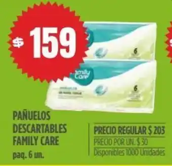 Supermercados Vea Pañuelos Descartables Family Care oferta