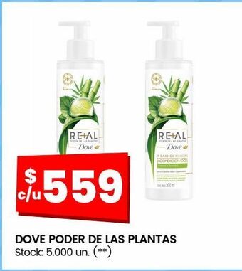 Changomas Dove poder de las plantas oferta