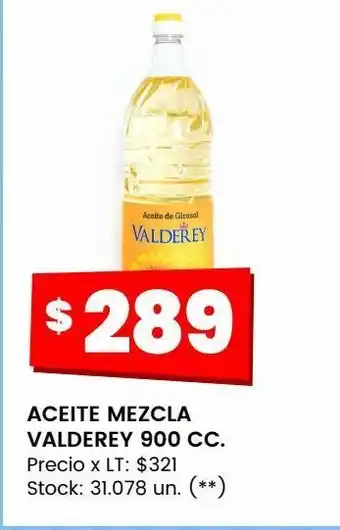 Changomas Aceite mezcla valderey 900 cc oferta