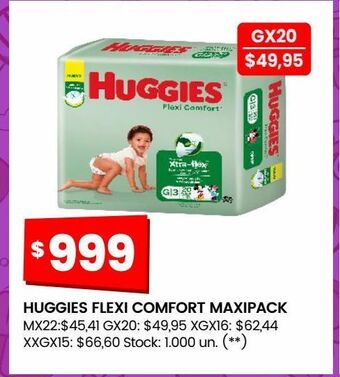 Changomas Huggies flexi comfort maxipack oferta