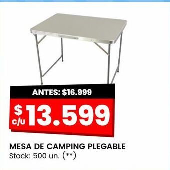Changomas Mesa de camping plegable oferta