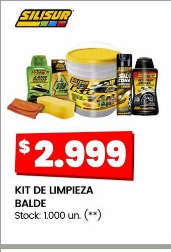 Changomas Kit de limpieza balde silisur oferta