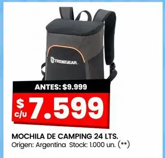 Changomas Mochila de camping 24 lts oferta