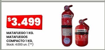 Changomas Matafuego 1 kg. matafuegos compacto 1 kg oferta