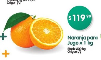 Supermercados Buenos Días Naranja Para Jugo x 1 kg oferta