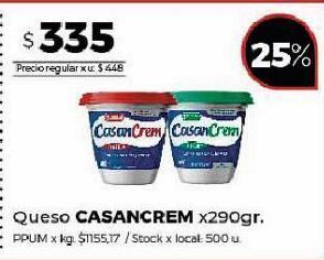 Disco Queso casancrem x 290g oferta
