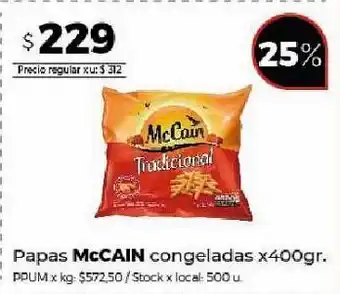 Disco Papas mc cain x 400g oferta