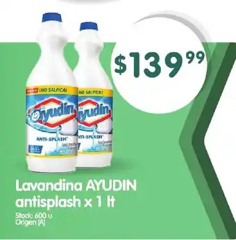 Supermercados Buenos Días Lavandina Ayudin Antisplash x 1lt oferta