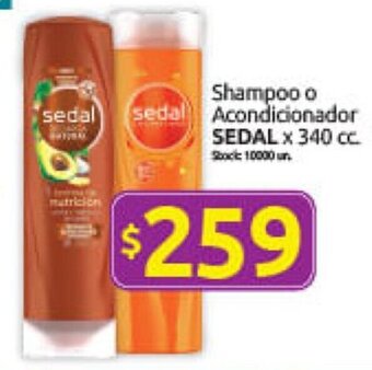Cordiez Shampoo o Acondicionador Sedal oferta
