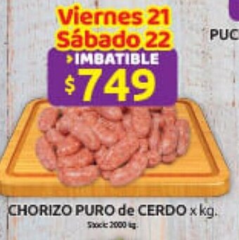 Cordiez Chorizo Puro de Cerdo oferta