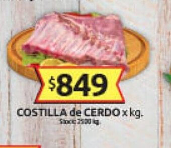 Cordiez Costilla de Cerdo oferta