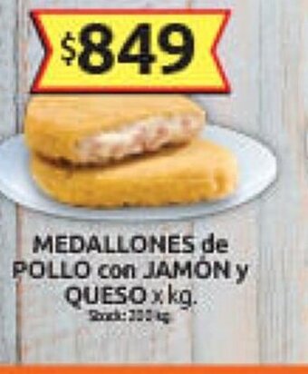 Cordiez Medallones de Pollo Con Jamón y Queso oferta