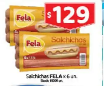 Cordiez Salchichas Fela X 6 un oferta