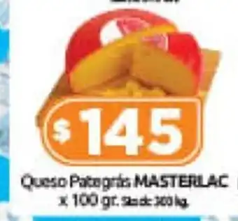 Cordiez Queso Pategràs Masterlac x 100 gr oferta