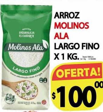 Supermercados Mariano Max Arroz molinos ala largo fino oferta