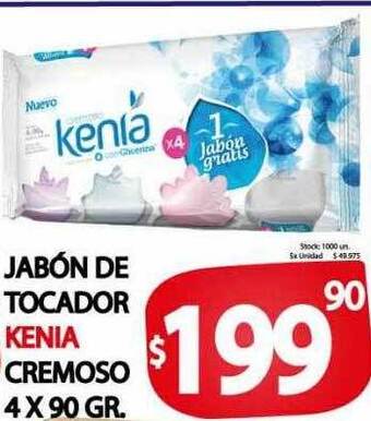 Supermercados Mariano Max Jabón de tocador kenia cremoso oferta