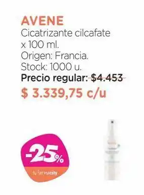 Farmacity Spray cicatrizante avène cicalfate + x 100 ml oferta