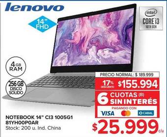 Carrefour Notebook 14 oferta