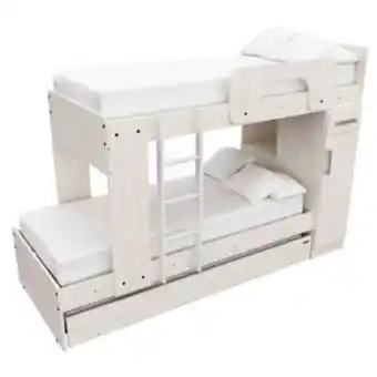 Frávega Cama cucheta superpuesta triple mosconi dormitorio infantil color venezia oferta