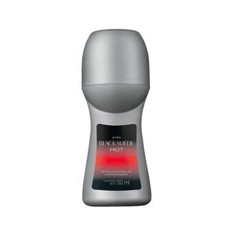 Avon Black suede hot | desodorante roll-on oferta