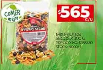 Supermercados DIA Mix Frutos secos x 300 g oferta