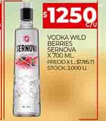 Supermercados DIA Vodka Wild Berries Sernova x 700 ML oferta