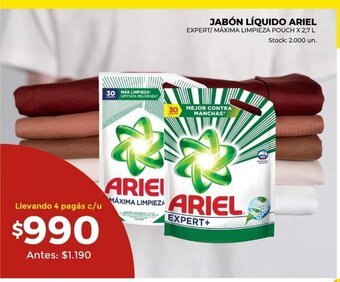 Super MAMI Jabon Liquido Ariel oferta