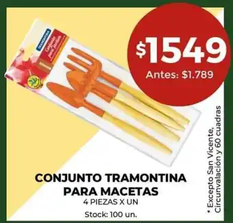 Super MAMI Conjunto Tramontina Para Macetas oferta