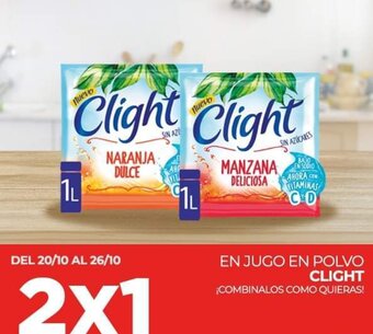 Supermercados DIA En Jugo en Polvo Clight oferta