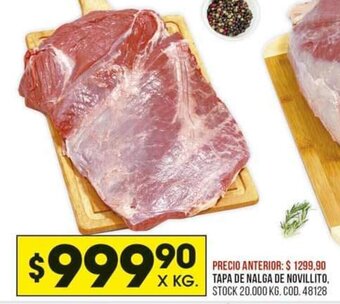Coto Tapa de Nalga de Novillito oferta